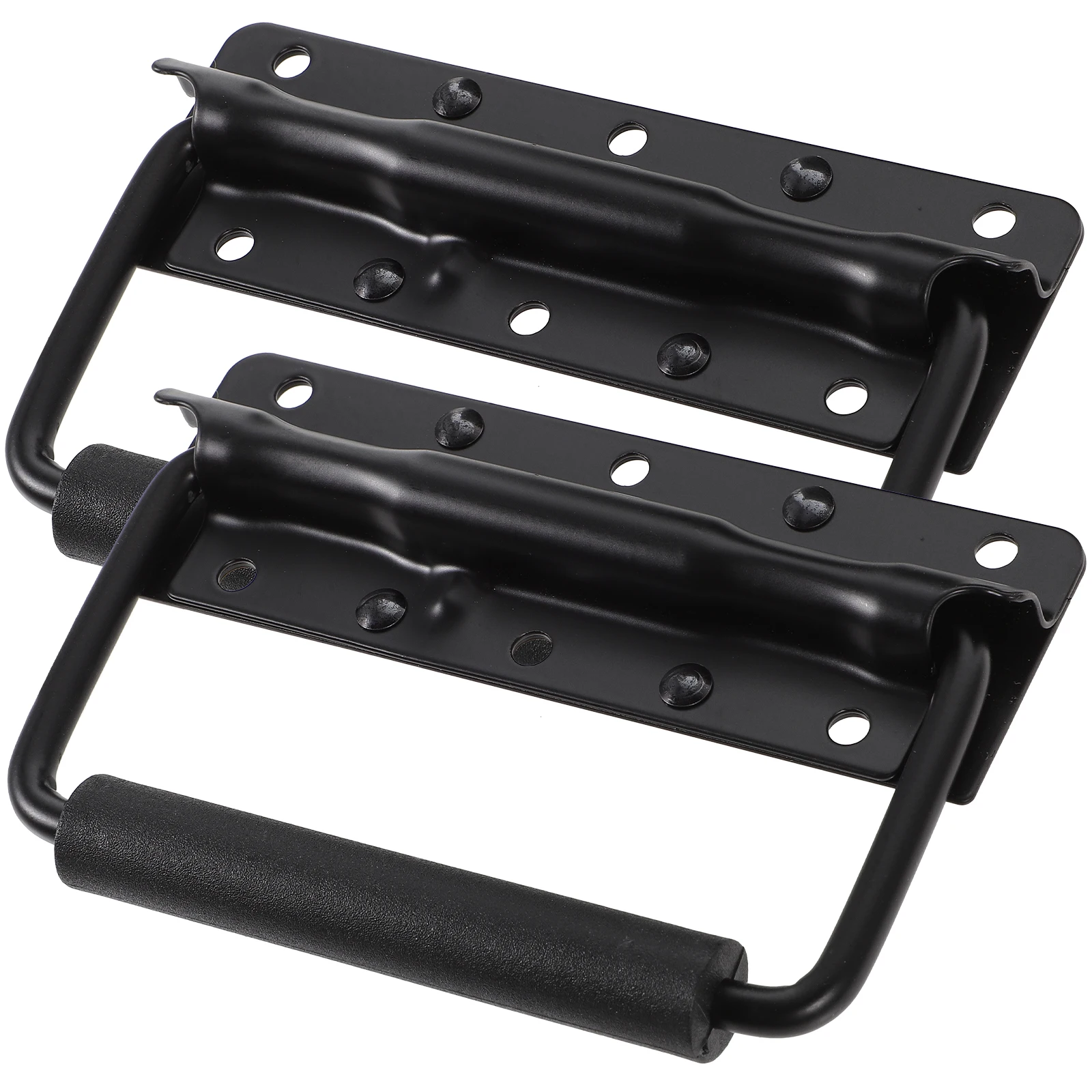 2 Pcs Toolbox Handles Heavy Duty Iron Black 125mm Spring Loaded Carry Pull Luggage Metal Chest Wooden Case Replacement
2 Pcs Toolbox Handles Heavy Duty Iron Black 125mm Spring Loaded Carry Pull Luggage Metal Chest Wooden Case Replacement