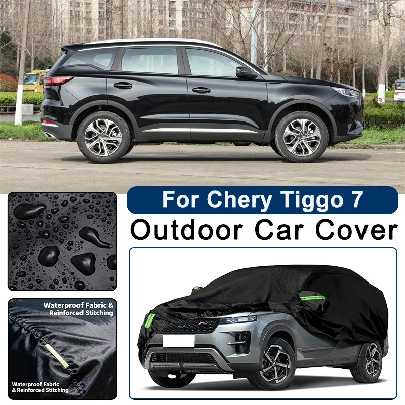 Outdoor Car Cover Waterproof Dustproof UV Sun Protection, Full Car Protector Exterior Accessories For Chery Tiggo 7 2016-2026
Outdoor Car Cover Waterproof Dustproof UV Sun Protection, Full Car Protector Exterior Accessories For Chery Tiggo 7 2016-2026