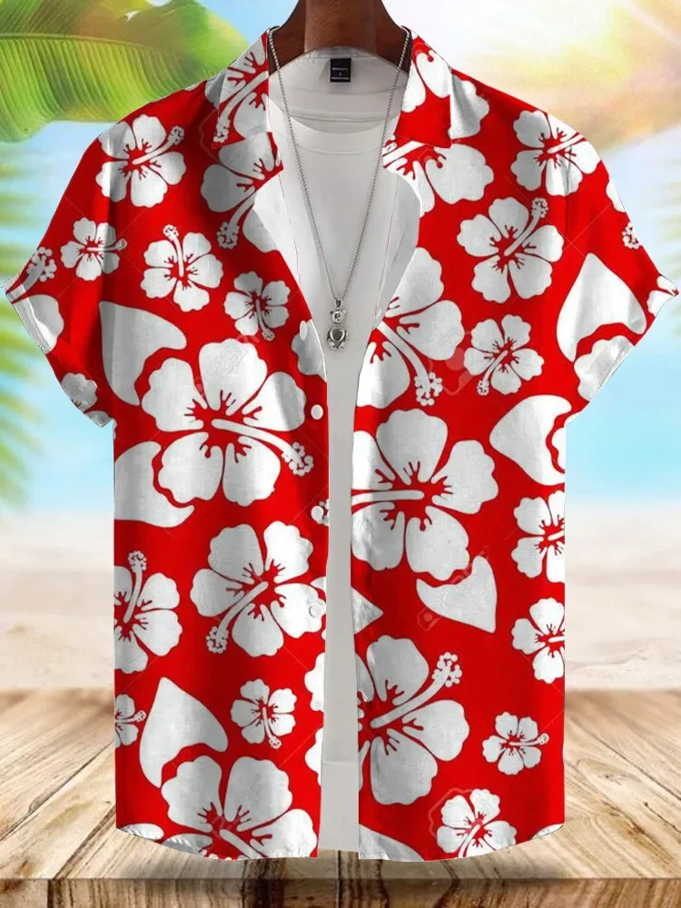 Beach Hawaiian Men's Floral Shirt Summer Casual Men's Short-Sleeved Shirt Outdoor Beach Loose Comfortable Men's Shirt
Beach Hawaiian Men's Floral Shirt Summer Casual Men's Short-Sleeved Shirt Outdoor Beach Loose Comfortable Men's Shirt