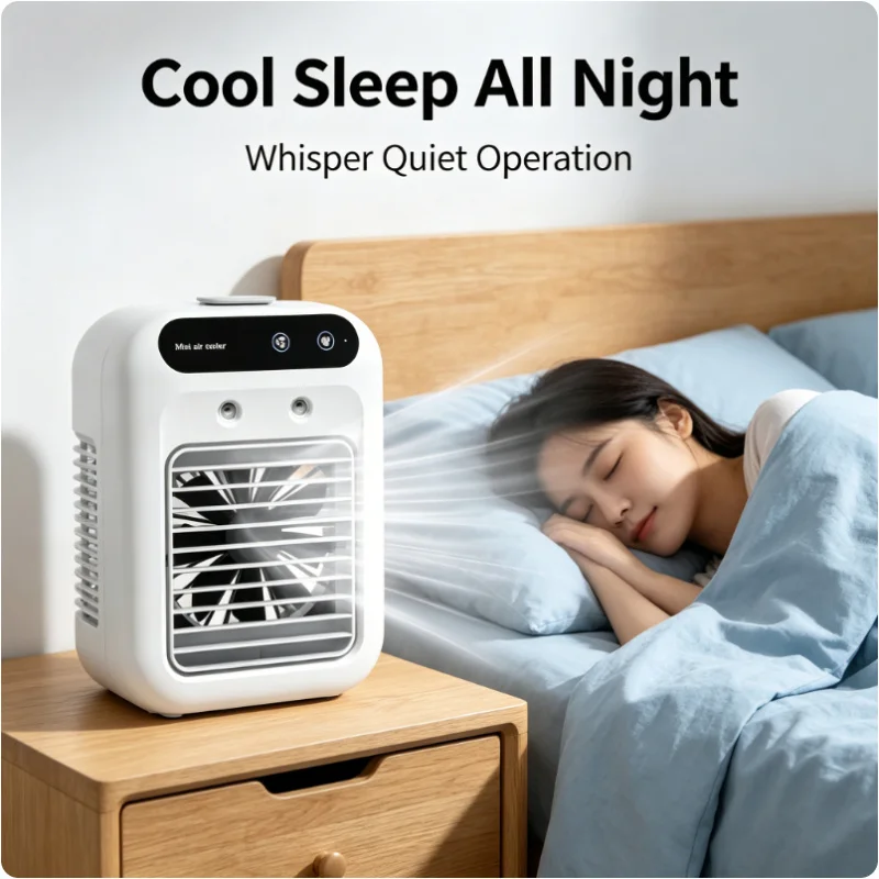 Portable 3-in-1 Air Conditioner Fan Mini Evaporative Air Cooler Humidifier Personal Desktop Cooling Fan for Home Office Bedroom
Portable 3-in-1 Air Conditioner Fan Mini Evaporative Air Cooler Humidifier Personal Desktop Cooling Fan for Home Office Bedroom