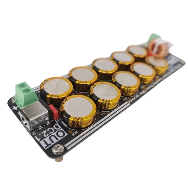 YSS-High-End For Raspberry Pi Compatible 5V-24V Linear Switching Power Supply Capacitor Filter Board 10A For Headphone Amplifier
YSS-High-End For Raspberry Pi Compatible 5V-24V Linear Switching Power Supply Capacitor Filter Board 10A For Headphone Amplifier