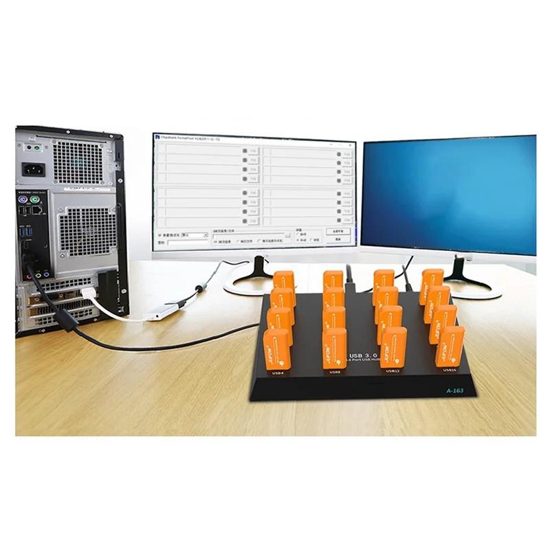 C9-A-163 25W Powered Super Data Speed 5Gbps 16 Ports USB3.0 Duplicator Hub USB Flash Driver Copier EU PLUG
C9-A-163 25W Powered Super Data Speed 5Gbps 16 Ports USB3.0 Duplicator Hub USB Flash Driver Copier EU PLUG
