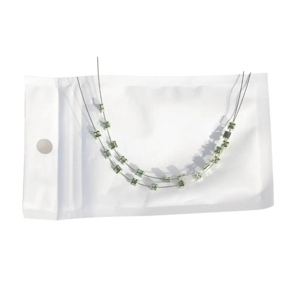 1 Pair Colorful Temporary Tooth Decoration Dental Decorations Fake Brackets Orthodontic Ligature Ties with Metal Wires Braces
1 Pair Colorful Temporary Tooth Decoration Dental Decorations Fake Brackets Orthodontic Ligature Ties with Metal Wires Braces