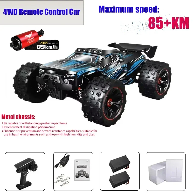 1:14 85KM/H Or 50KM/H 4WD RC Car With LED Remote Control Cars High Speed Drift Monster 4x4 Truck for Kids vs Wltoys 124017 Toys
1:14 85KM/H Or 50KM/H 4WD RC Car With LED Remote Control Cars High Speed Drift Monster 4x4 Truck for Kids vs Wltoys 124017 Toys