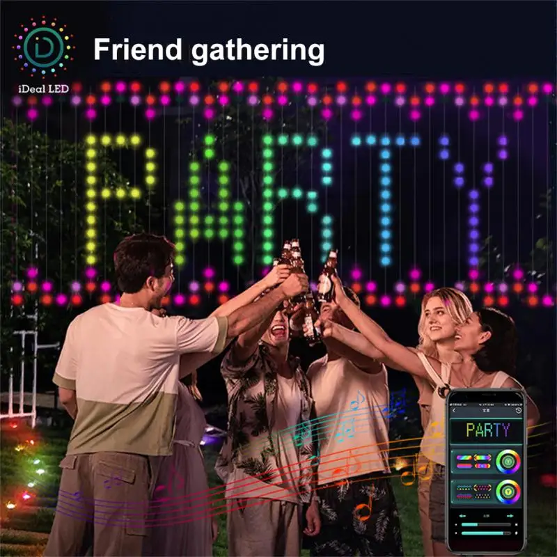 Smart Curtain String Light APP Control LED RGB UK EU US Christmas Fairy Light Wedding Party DIY Picture Display Garland Decor
Smart Curtain String Light APP Control LED RGB UK EU US Christmas Fairy Light Wedding Party DIY Picture Display Garland Decor