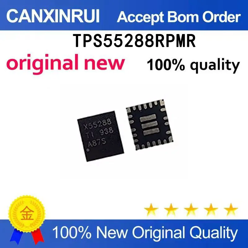 (5-100 pieces)Brand new original TPS55288RPMR VQFN26 silk screen 55288 spot chip IC
(5-100 pieces)Brand new original TPS55288RPMR VQFN26 silk screen 55288 spot chip IC
