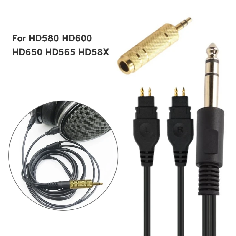 Кабель для гарнитуры с разъемом 3,5 мм для Sennheiser HD580 HD600 HD650 HD565 шнур для гарнитуры, замена для надежных представлений
Кабель для гарнитуры с разъемом 3,5 мм для Sennheiser HD580 HD600 HD650 HD565 шнур для гарнитуры, замена для надежных представлений
