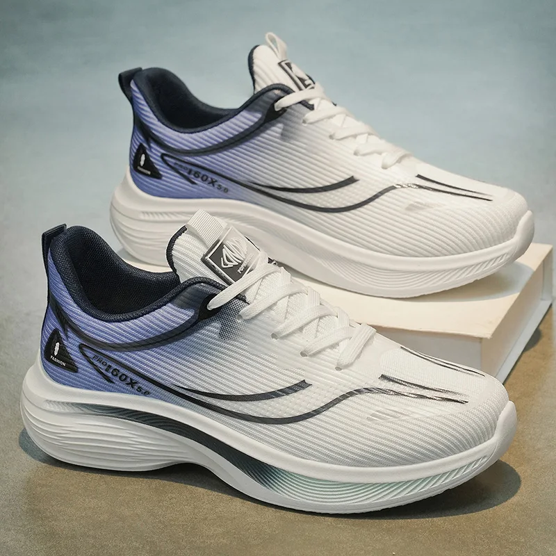 Modern Street Casual Shoes Men Soft Elastic Sole Sweat Absorbing Interior Daily Outing Outdoor Walking Fashionable Lace Sneakers
Modern Street Casual Shoes Men Soft Elastic Sole Sweat Absorbing Interior Daily Outing Outdoor Walking Fashionable Lace Sneakers