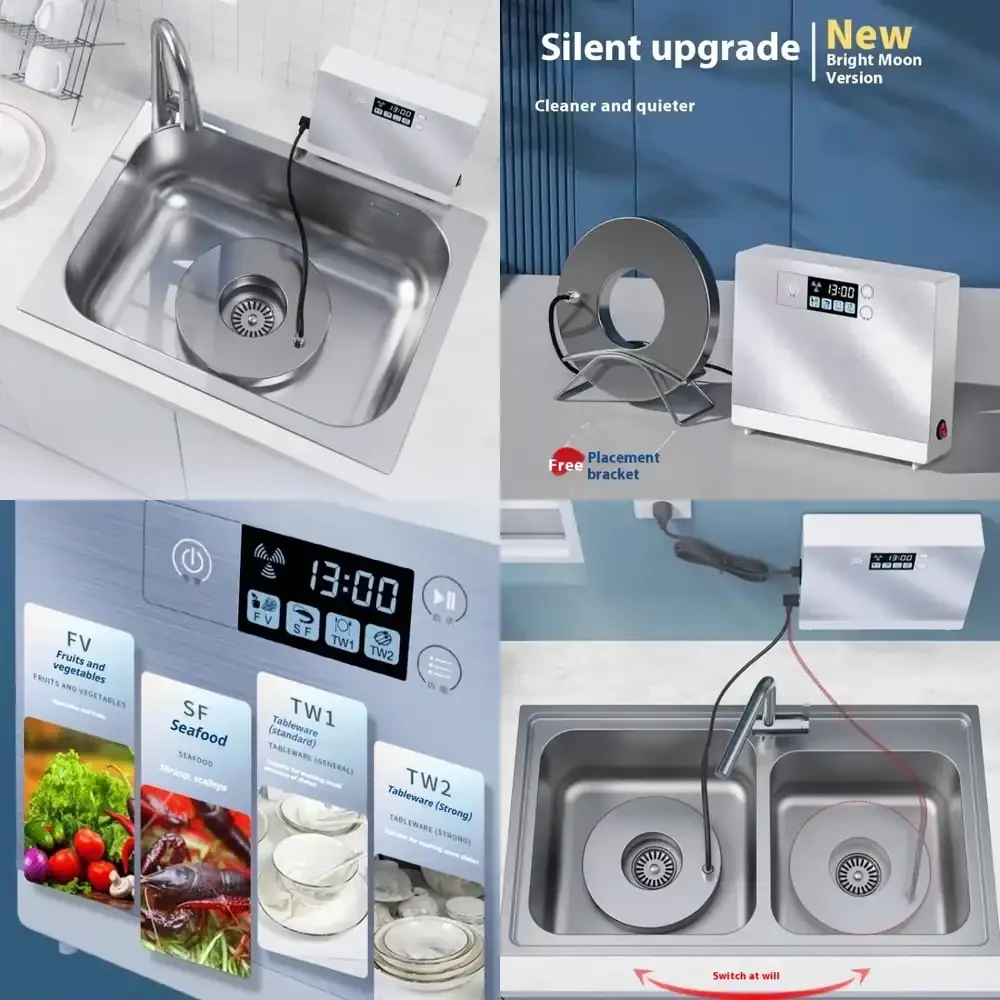 Ultrasonic Dishwasher Sink Independent External Installation-free Desktop Automatic Small Vegetable Washing
Ultrasonic Dishwasher Sink Independent External Installation-free Desktop Automatic Small Vegetable Washing