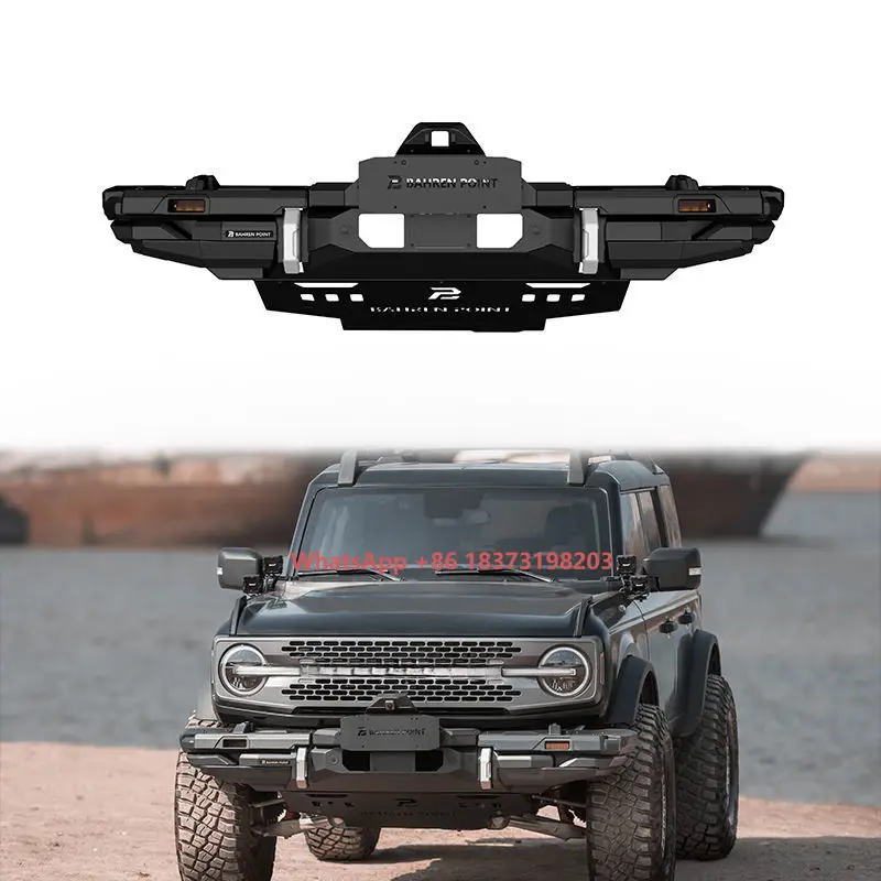 Автомобиль 4x4, аксессуары для бездорожья, передний бампер из алюминиевого сплава, защитная пластина, передняя планка, нанод, внедорожник для Bronco
Автомобиль 4x4, аксессуары для бездорожья, передний бампер из алюминиевого сплава, защитная пластина, передняя планка, нанод, внедорожник для Bronco