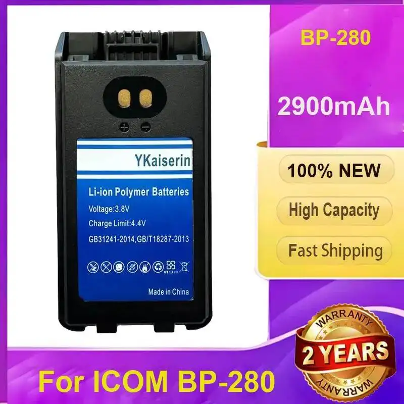 2900 мАч для Icom BP-280 двусторонней радиосвязи, высокая производительность, быстрая доставка
2900 мАч для Icom BP-280 двусторонней радиосвязи, высокая производительность, быстрая доставка
