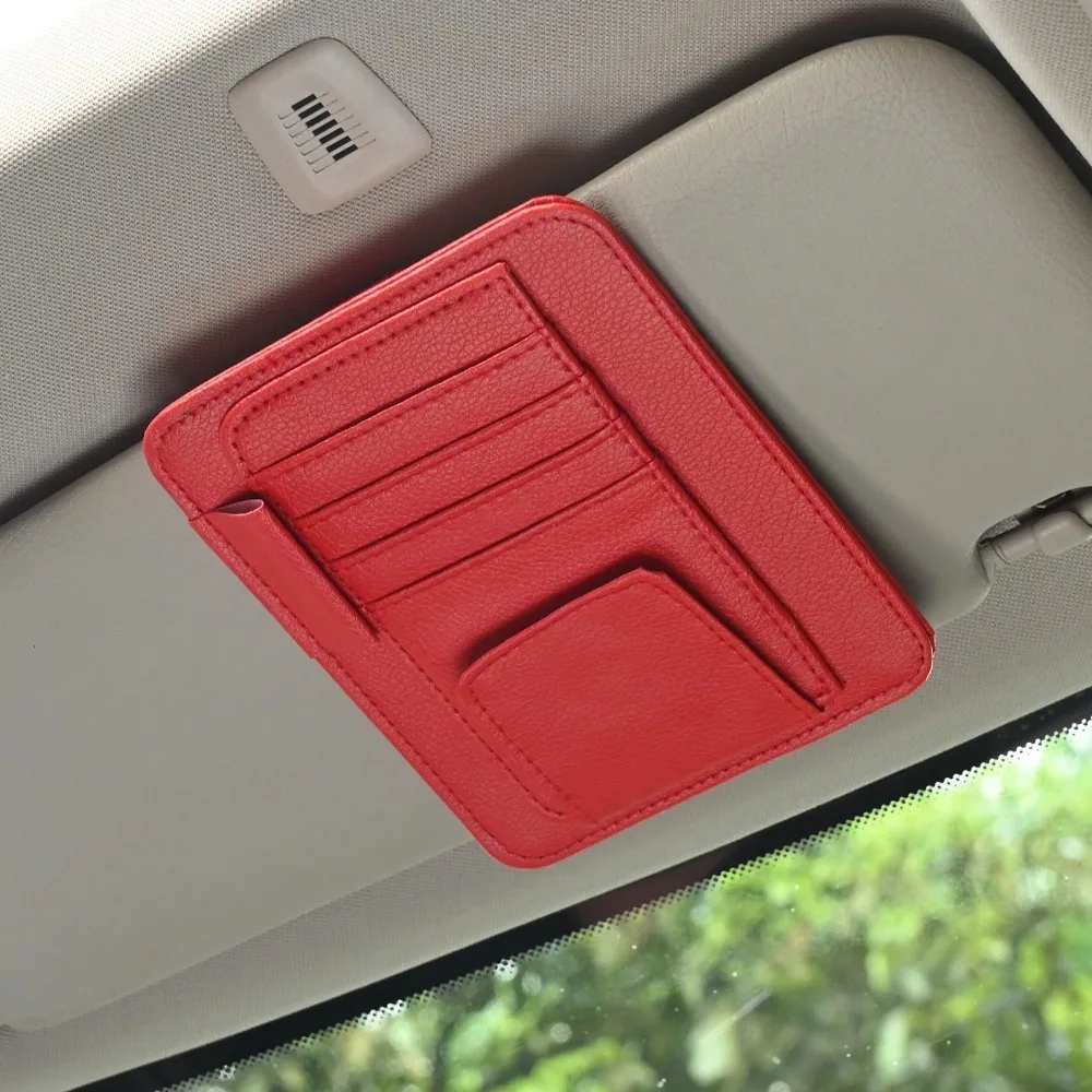 Car Visor Organizer Multi-Pocket Pouch Bag Card Glasses Storage Holder Scratch-resistant Auto Visor Holder For Car Interior Car
Car Visor Organizer Multi-Pocket Pouch Bag Card Glasses Storage Holder Scratch-resistant Auto Visor Holder For Car Interior Car