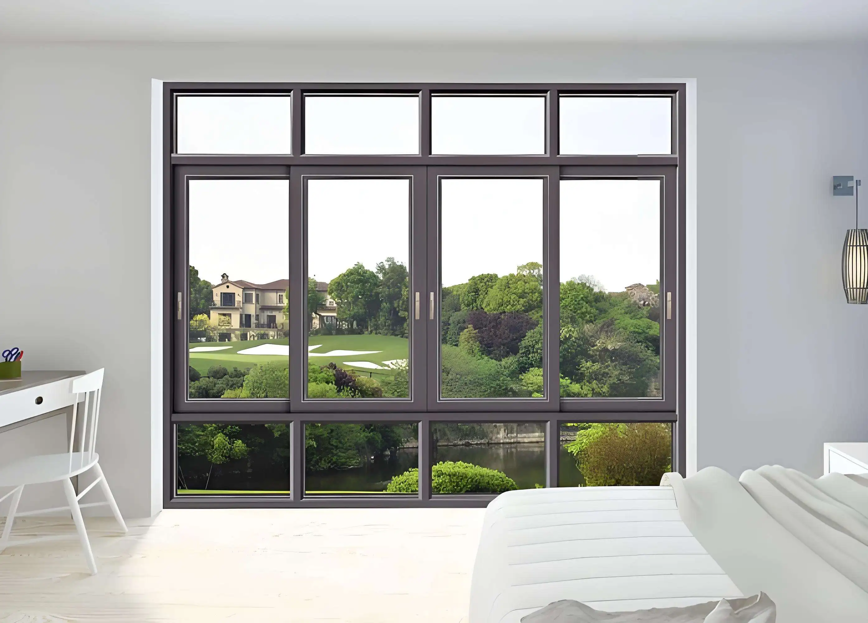 Residential Use Aluminum Frame Double Layer Tempered Glass Window Manual Large Sized Casement Window High Quality Awning Window
Residential Use Aluminum Frame Double Layer Tempered Glass Window Manual Large Sized Casement Window High Quality Awning Window