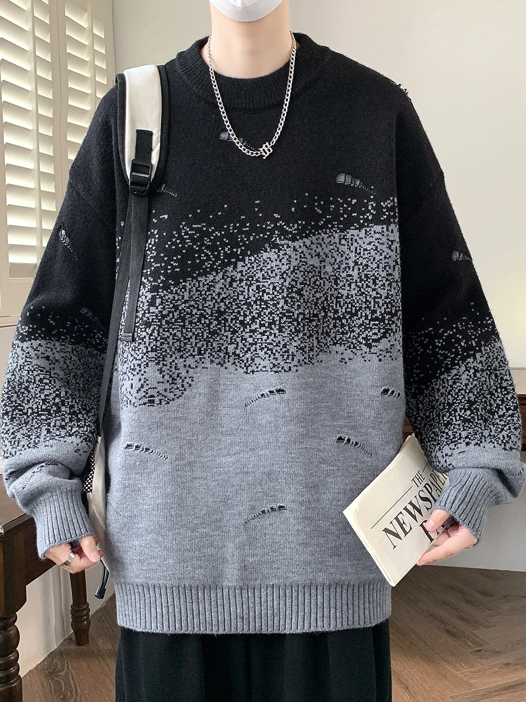 Мужской вязаный свитер с круглым вырезом, вышивкой и длинными рукавами, теплый, для ношения под одеждой, повседневный, осенне-зимний, модный, для подростков
Мужской вязаный свитер с круглым вырезом, вышивкой и длинными рукавами, теплый, для ношения под одеждой, повседневный, осенне-зимний, модный, для подростков