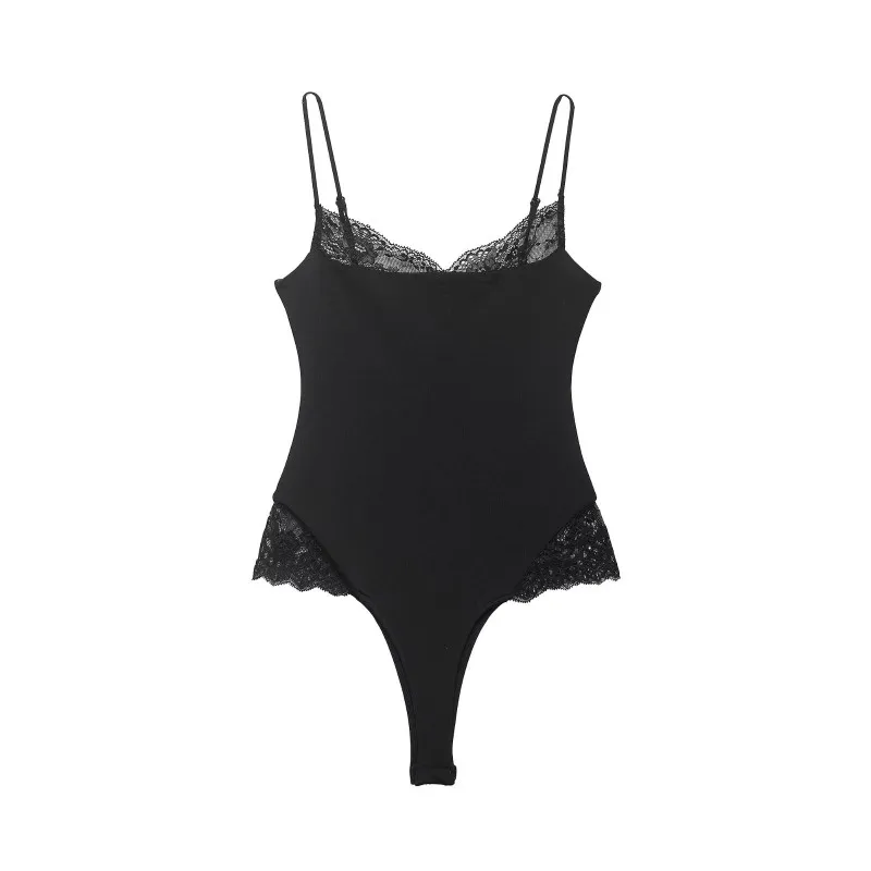 Women's Sexy Lace Bodysuit - V-Neck High Waist Spaghetti Strap Leotard, Hot Girl Style, 2026 Summer New
Women's Sexy Lace Bodysuit - V-Neck High Waist Spaghetti Strap Leotard, Hot Girl Style, 2026 Summer New