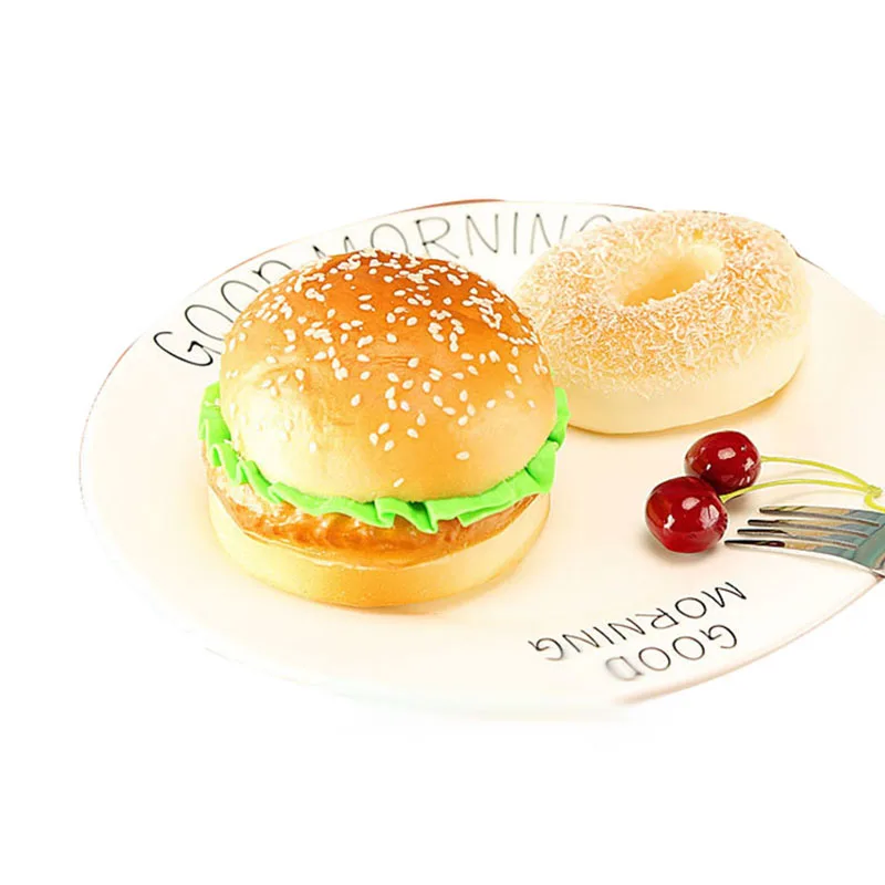 Fake Hamburger Decoration Artificial Bread Sketching Props Educational Toys PU Prop for Shop Window Home Decor & Photo Shoot
Fake Hamburger Decoration Artificial Bread Sketching Props Educational Toys PU Prop for Shop Window Home Decor & Photo Shoot