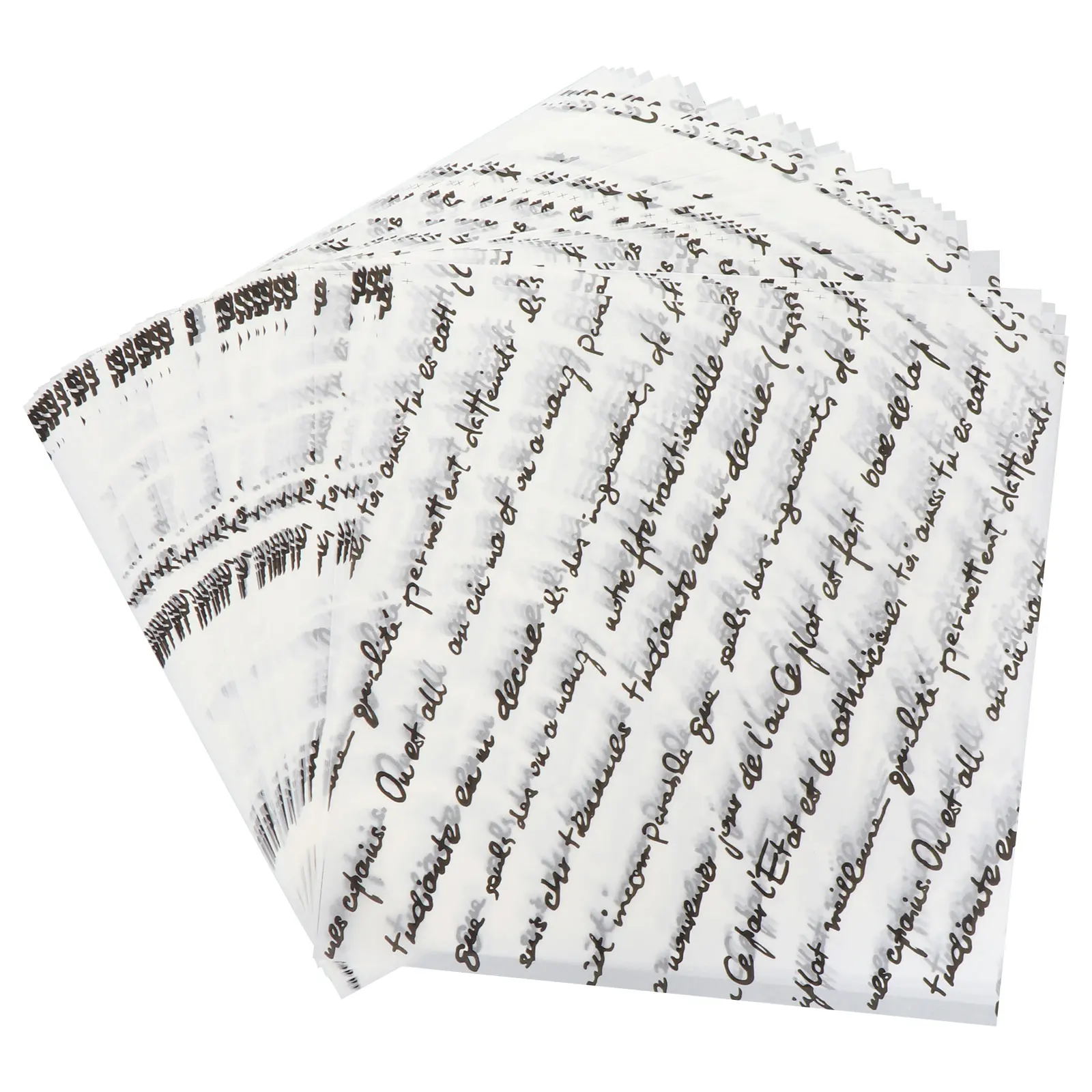 50 Sheets Oil-proof Food Wrapping Paper 25x25cm Large Size Waterproof Sandwich Packing Wax Parchment Baking Crafts Gift
50 Sheets Oil-proof Food Wrapping Paper 25x25cm Large Size Waterproof Sandwich Packing Wax Parchment Baking Crafts Gift