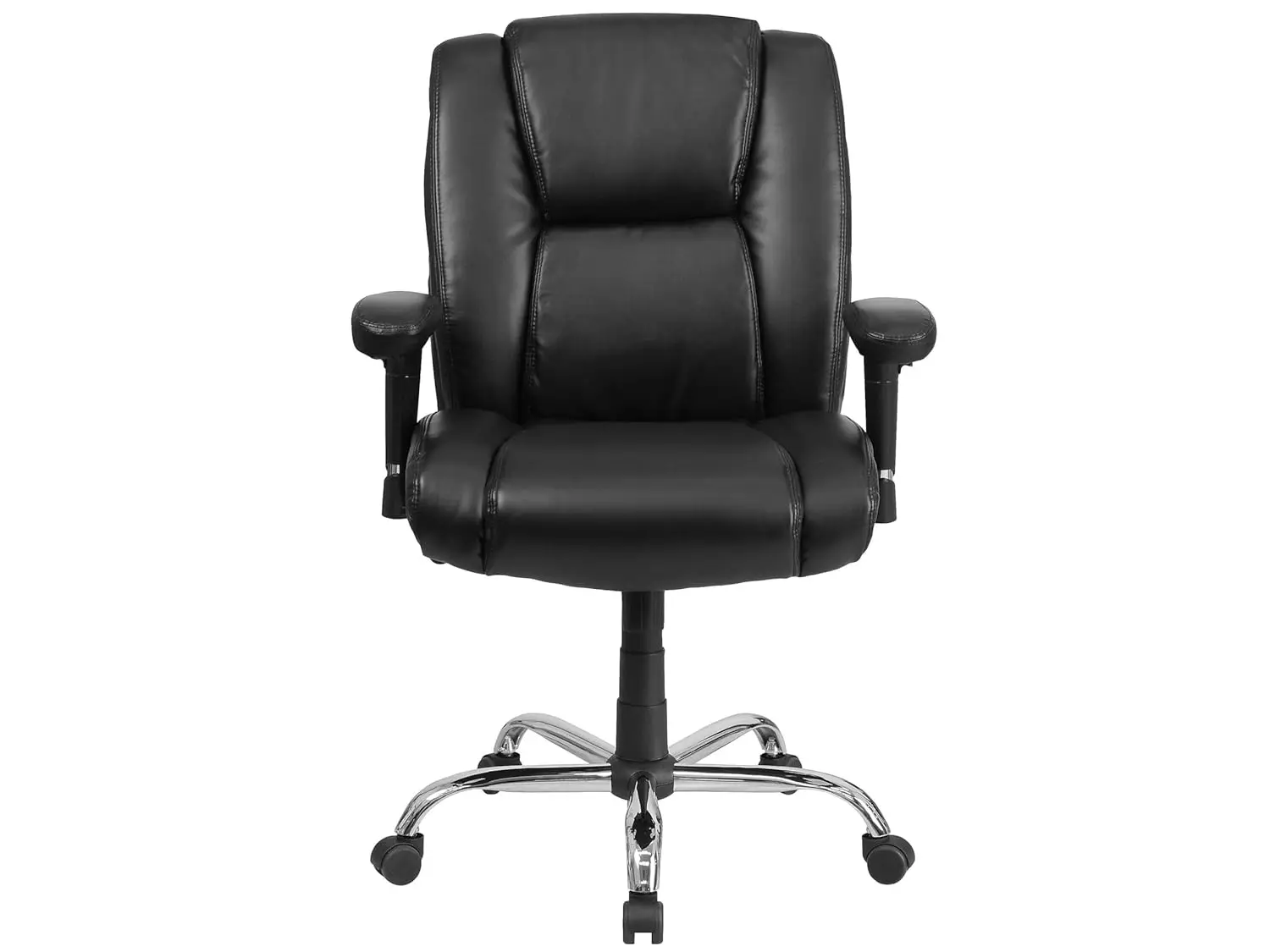 Big & Tall 400lb Ergonomic Office Chair LeatherSoft Adjustable Arms Chrome Base, Customized
Big & Tall 400lb Ergonomic Office Chair LeatherSoft Adjustable Arms Chrome Base, Customized