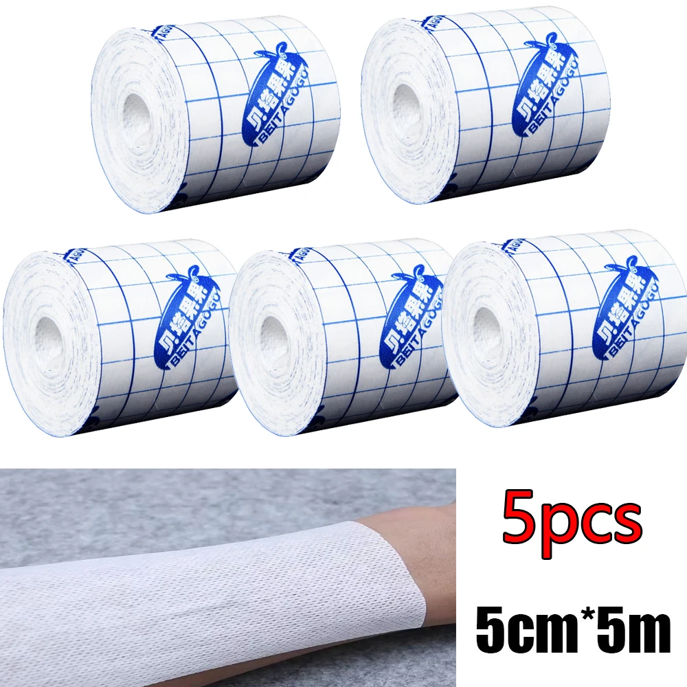 1pc Non-woven Fabric Film Transparent Tape Adhesive Plaster Anti-allergic Wound Dressing Fixation Tape 5cm*5m
1pc Non-woven Fabric Film Transparent Tape Adhesive Plaster Anti-allergic Wound Dressing Fixation Tape 5cm*5m