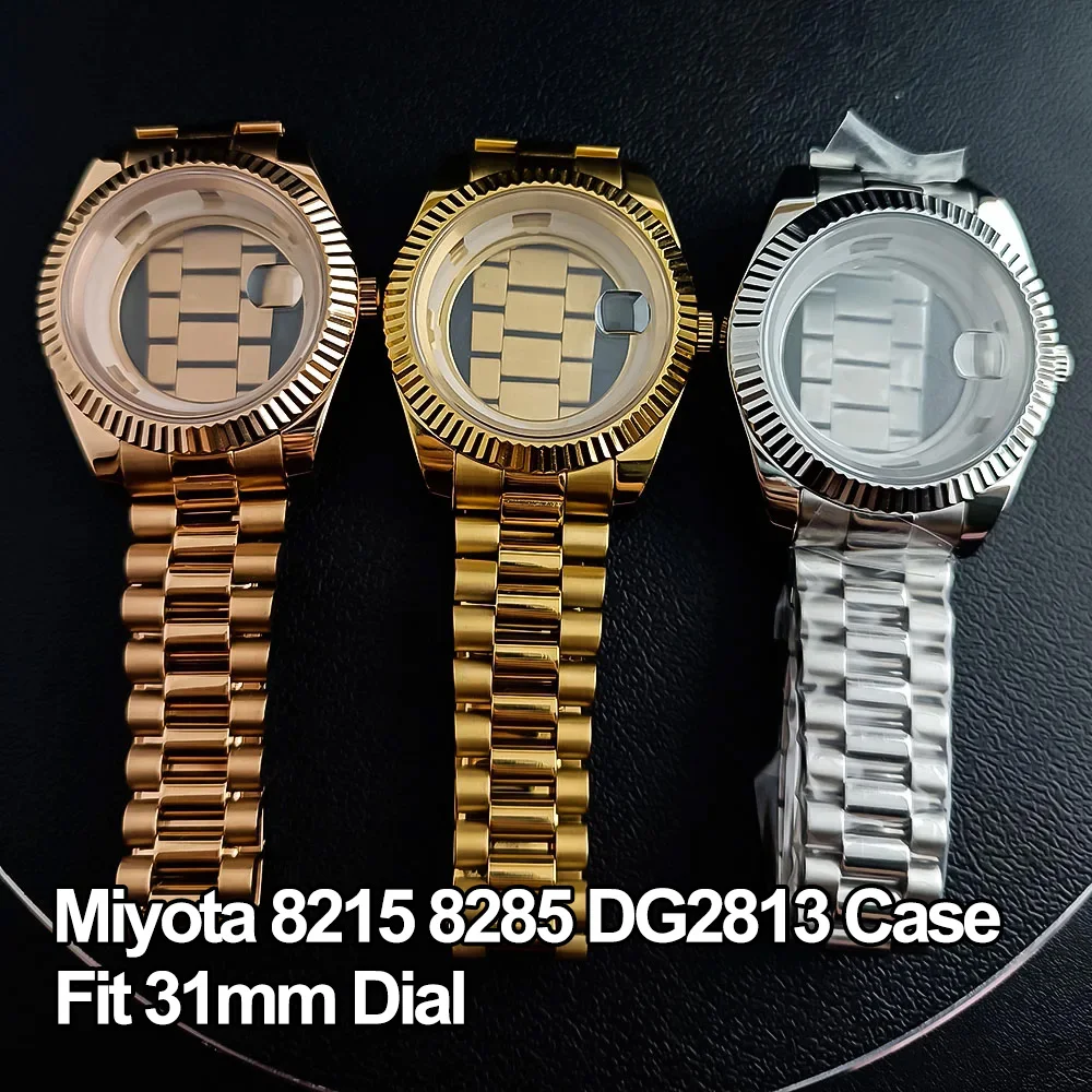 40mm Sapphire Glass For Men Watch Case Fit Miyota 8215 8285 DG2813 Movement Waterproof Jub President Stainless Strap 31mm Dial
40mm Sapphire Glass For Men Watch Case Fit Miyota 8215 8285 DG2813 Movement Waterproof Jub President Stainless Strap 31mm Dial