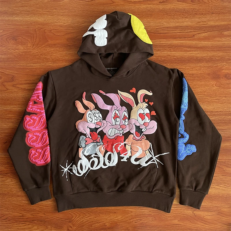 DRAKE RELATED Cartoon Rabbit Foamed Print Hoodie Sweatirt Youth Casual Cotton Long Sve Wear Resistant Hooded
DRAKE RELATED Cartoon Rabbit Foamed Print Hoodie Sweatirt Youth Casual Cotton Long Sve Wear Resistant Hooded