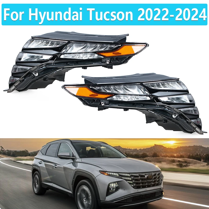 For Hyundai Tucson 2022 2023 2024 LED DRL Headlight Left Right Daytime Running Lights Automotive Driving Lamp Car Accessories
For Hyundai Tucson 2022 2023 2024 LED DRL Headlight Left Right Daytime Running Lights Automotive Driving Lamp Car Accessories