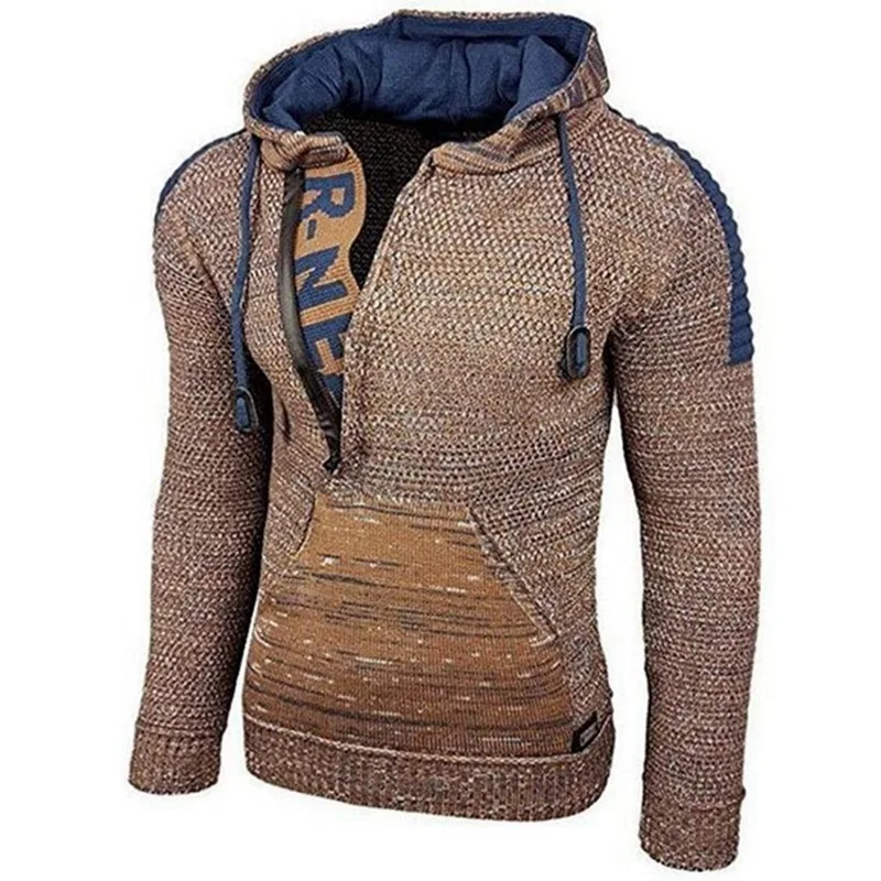 Men's Autumn Winter Knitted Long Sve Hoodie Sweatirt Youth Casual Loose Fit Faionable Comfortable Breathable T-irt
Men's Autumn Winter Knitted Long Sve Hoodie Sweatirt Youth Casual Loose Fit Faionable Comfortable Breathable T-irt