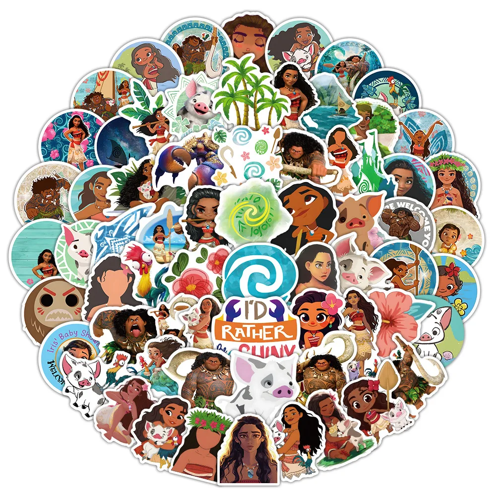 50PCS Moana 2 Cartoon Cute Sticker Disney Anime Fashion Paster Children Classic Toy Decal Fridge Water Bottle Guitar Decor Gifts
50PCS Moana 2 Cartoon Cute Sticker Disney Anime Fashion Paster Children Classic Toy Decal Fridge Water Bottle Guitar Decor Gifts