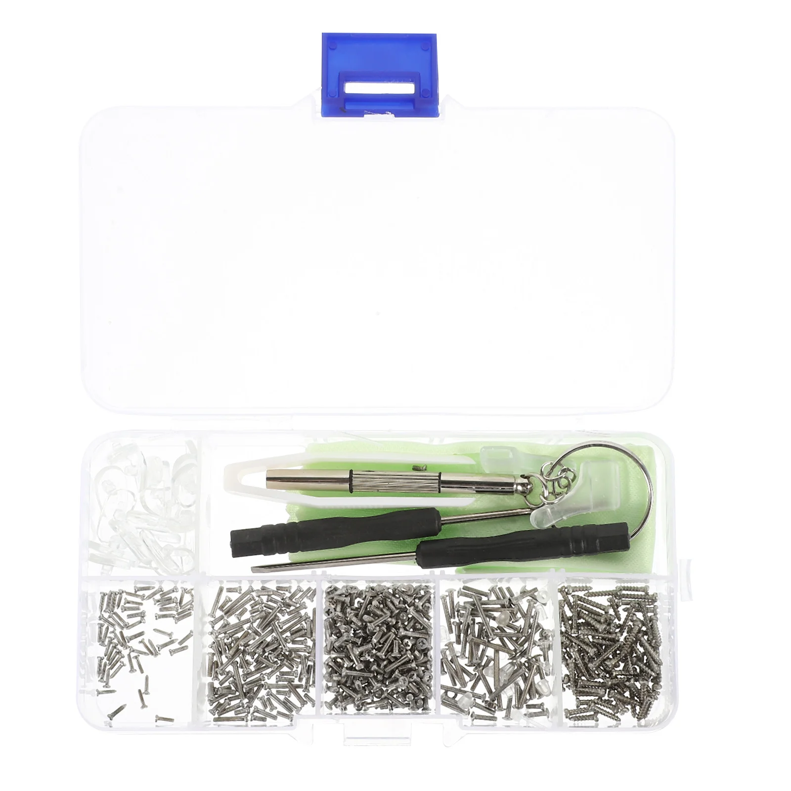1Set Complete Glasses Repair Kit with Superior Material Components for Eyewear Frames Clocks and Small Devices Long-Lasting
1Set Complete Glasses Repair Kit with Superior Material Components for Eyewear Frames Clocks and Small Devices Long-Lasting