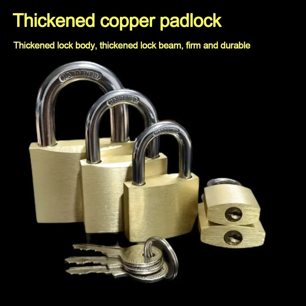 Mini Hardware Copper Padlock Small 3Keys Copper Lock Brass Padlock Locker Case Supply
Mini Hardware Copper Padlock Small 3Keys Copper Lock Brass Padlock Locker Case Supply