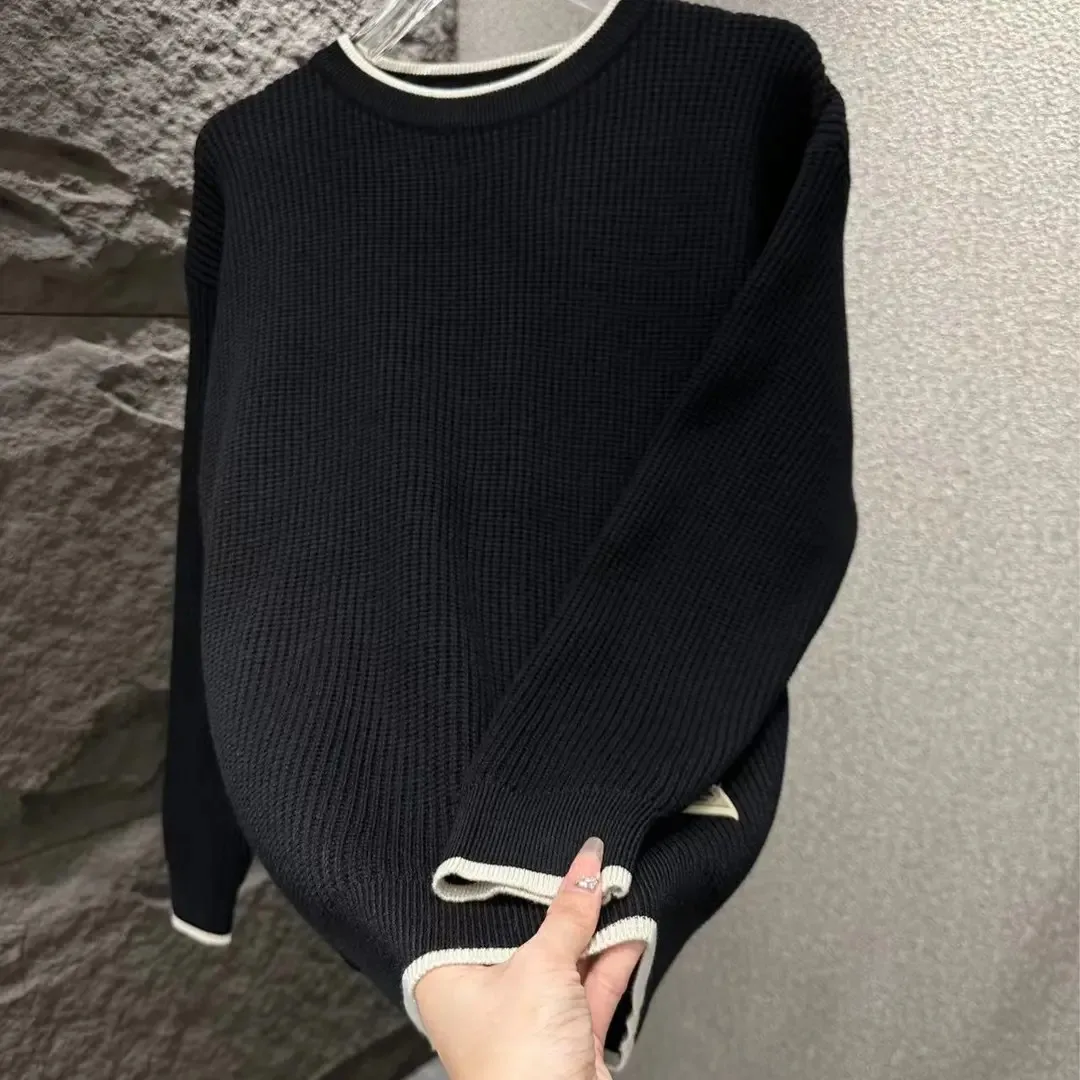 Мужской осенне-зимний круглый вязаный свитер Ne Long Sve Faionable, универсальная теплая основа, облегающий повседневный свитер Pure C...
Мужской осенне-зимний круглый вязаный свитер Ne Long Sve Faionable, универсальная теплая основа, облегающий повседневный свитер Pure C...