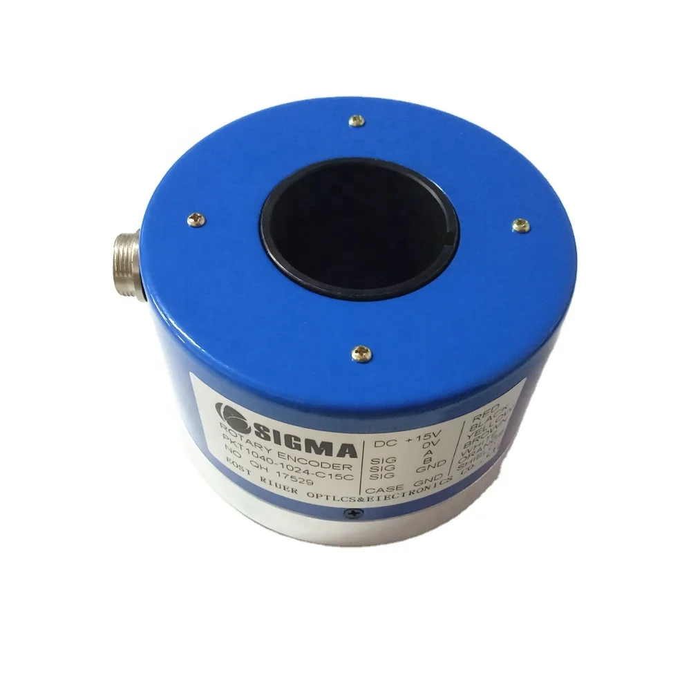 Sigma Elevator 1024ppr 40mm Hollow Shaft Optical Encoder Price Product
Sigma Elevator 1024ppr 40mm Hollow Shaft Optical Encoder Price Product