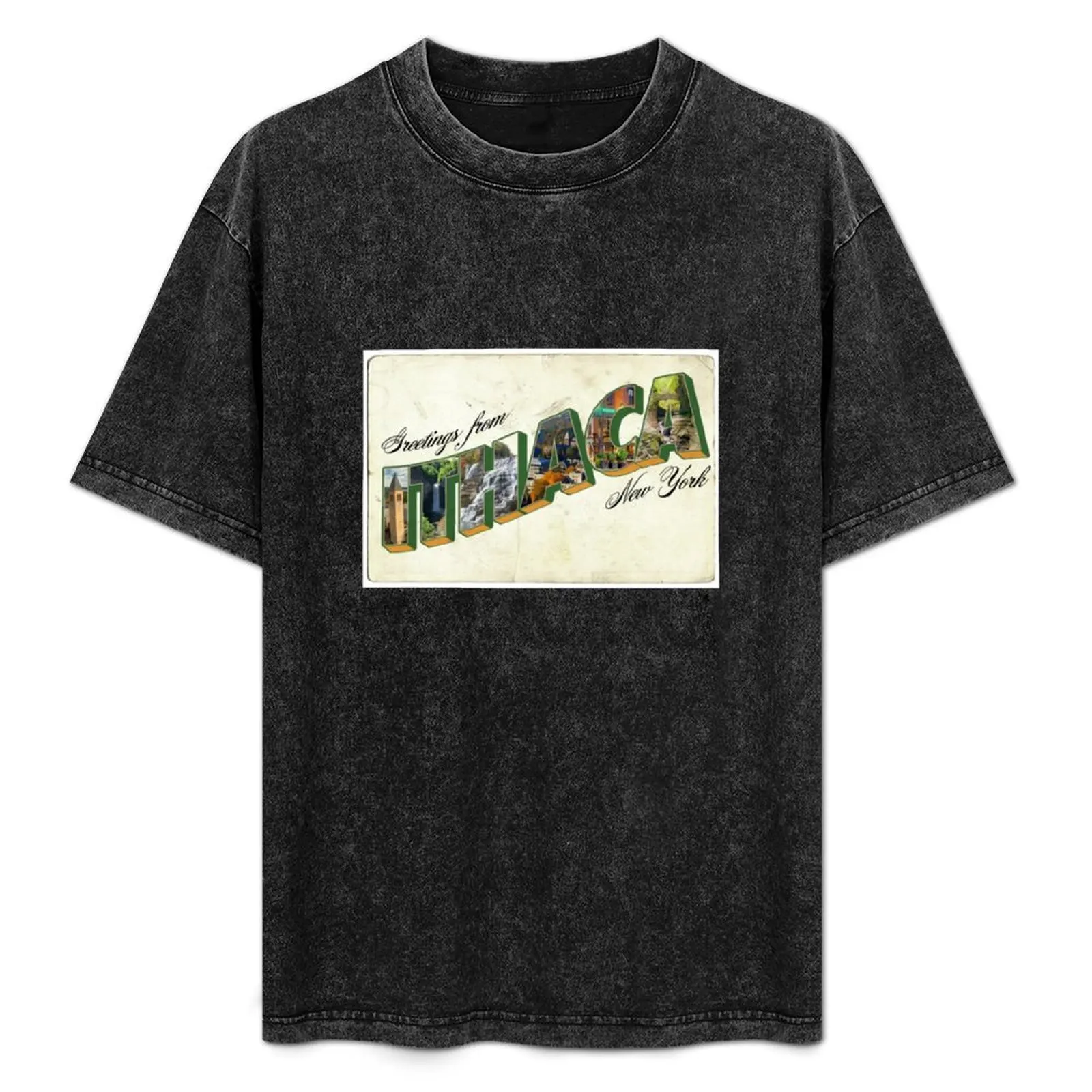 vintage ithaca postcard T-Shirt quick-drying clothes anime tshirt mens big and tall t shirts
vintage ithaca postcard T-Shirt quick-drying clothes anime tshirt mens big and tall t shirts