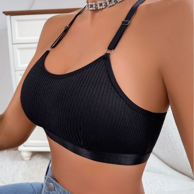 Сексуальные бюстгальтеры в рубчик, бюстгальтер с открытой спиной, однотонное женское нижнее белье, дышащая бретелька, новая мода, бестселлер, женские бюстгальтеры
Сексуальные бюстгальтеры в рубчик, бюстгальтер с открытой спиной, однотонное женское нижнее белье, дышащая бретелька, новая мода, бестселлер, женские бюстгальтеры