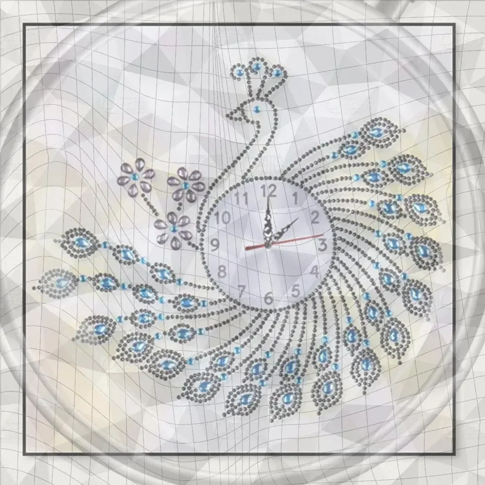 DIY Special Shaped Diamond Painting Peafowl Embroidery Wall Clock Bedroom Decor
DIY Special Shaped Diamond Painting Peafowl Embroidery Wall Clock Bedroom Decor