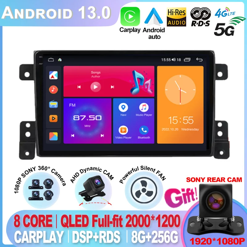 Android 13 Autoradio Car Radio Multimedia Video Player For Suzuki Grand Vitara 3 2005-2012 2013 2014 2015 GPS DVD 2 Din Carplay
Android 13 Autoradio Car Radio Multimedia Video Player For Suzuki Grand Vitara 3 2005-2012 2013 2014 2015 GPS DVD 2 Din Carplay