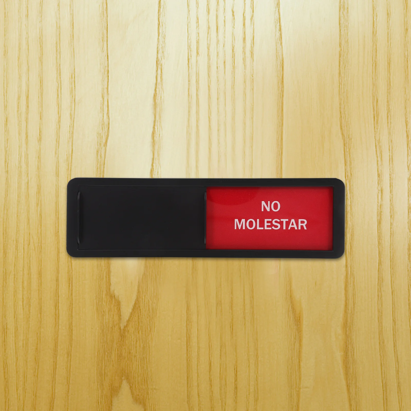 Multi-Functional Sliding Door Sign Black Red Color Quick State Switching for Conference Office Hotel Do Not Disturb Sign
Multi-Functional Sliding Door Sign Black Red Color Quick State Switching for Conference Office Hotel Do Not Disturb Sign