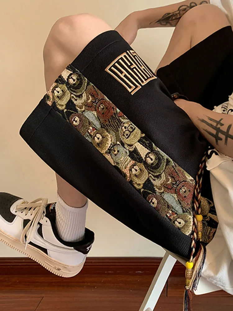 Повседневные спортивные брюки с декоративной строчкой и вставками, мужские летние тонкие прямые свободные спортивные брюки-капри, дышащие и удобные
Повседневные спортивные брюки с декоративной строчкой и вставками, мужские летние тонкие прямые свободные спортивные брюки-капри, дышащие и удобные