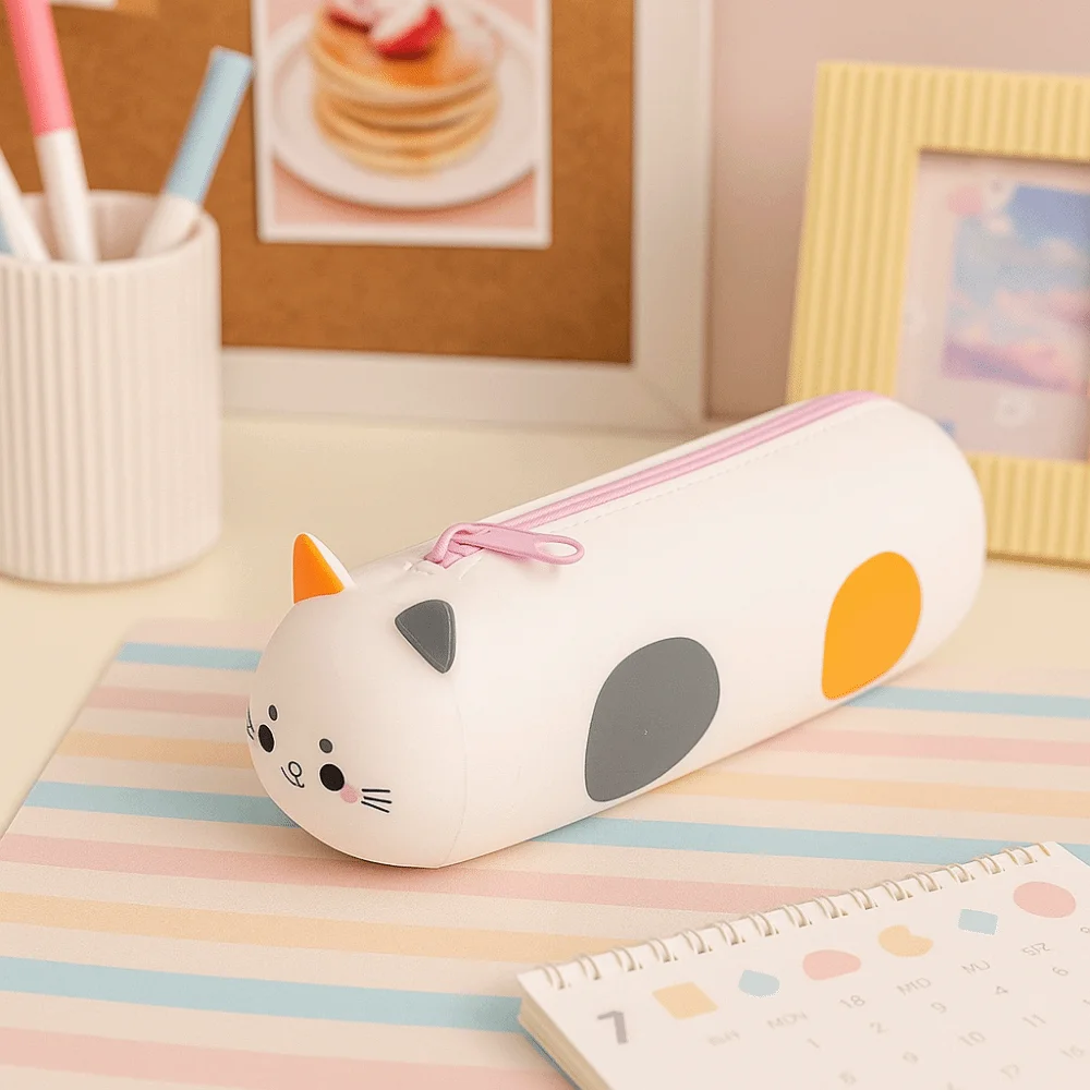 Large Capacity Silicone Pencil Case Silicone Material Cartoon Design Portable Stationery Box Portable Size Soft Texture
Large Capacity Silicone Pencil Case Silicone Material Cartoon Design Portable Stationery Box Portable Size Soft Texture