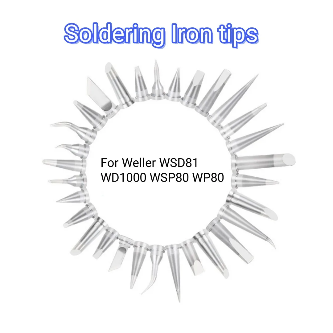 Наконечники для паяльника Weller WSP80, наконечник паяльника WSD81 WD1000 WP80, совместимый с реальными моделями
Наконечники для паяльника Weller WSP80, наконечник паяльника WSD81 WD1000 WP80, совместимый с реальными моделями