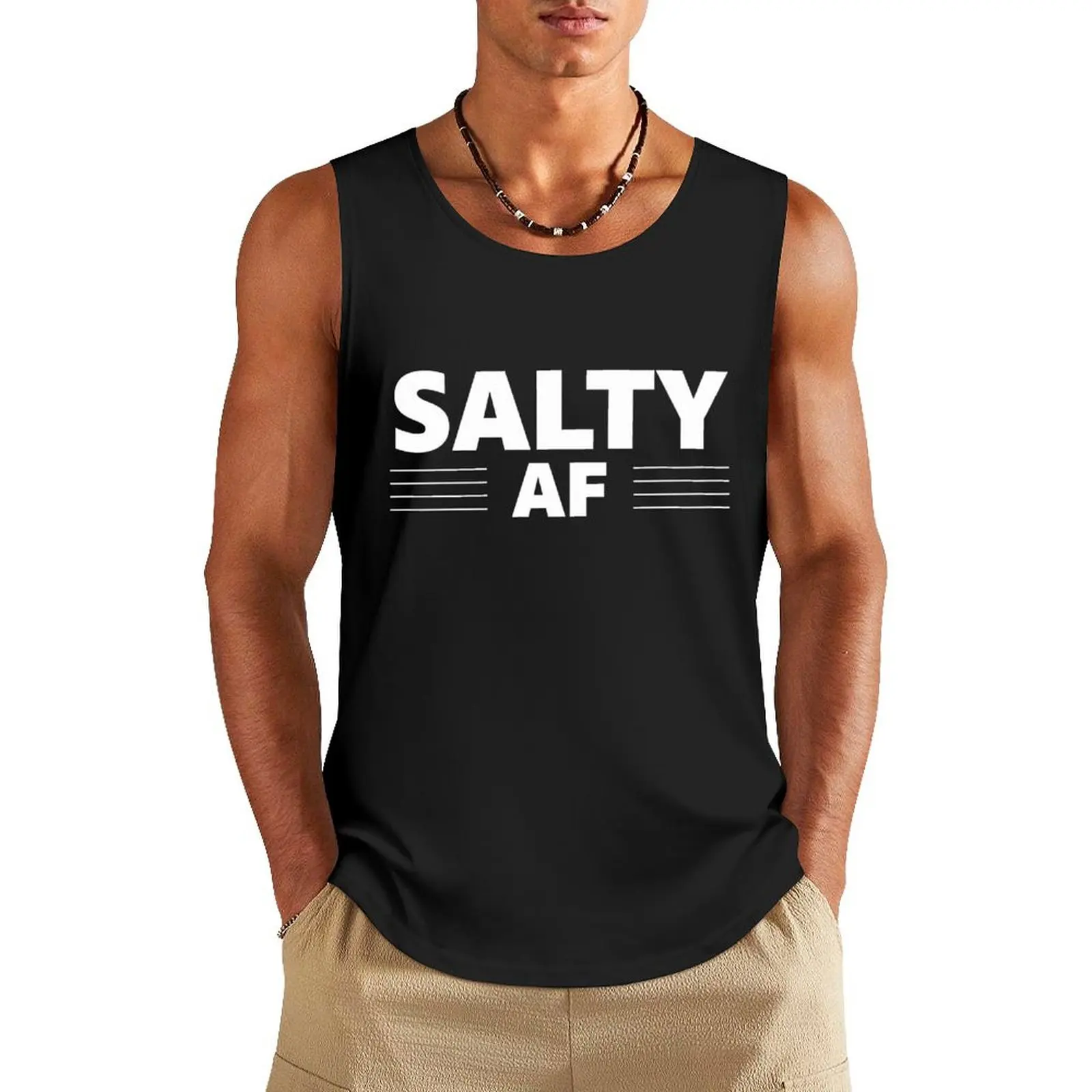 Salty AF Tank Top Men's summer t-shirt Men's fitness t-shirt mens designer clothes
Salty AF Tank Top Men's summer t-shirt Men's fitness t-shirt mens designer clothes
