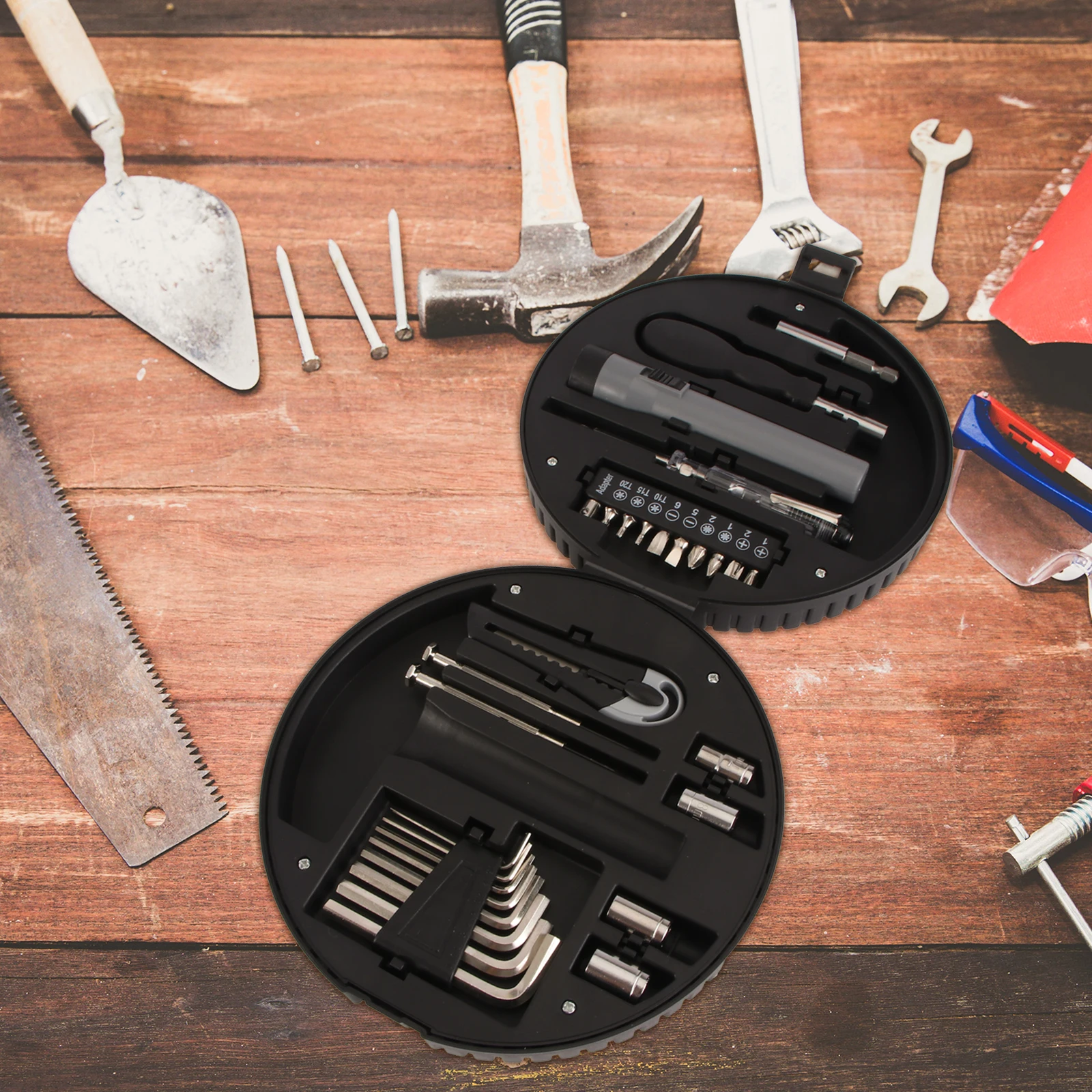 Tire Shaped Tool Set Durable H y Long Use Great Home Garage Workshop Safe House Ergonomic Practical Manual Repair Kit Hardware
Tire Shaped Tool Set Durable H y Long Use Great Home Garage Workshop Safe House Ergonomic Practical Manual Repair Kit Hardware