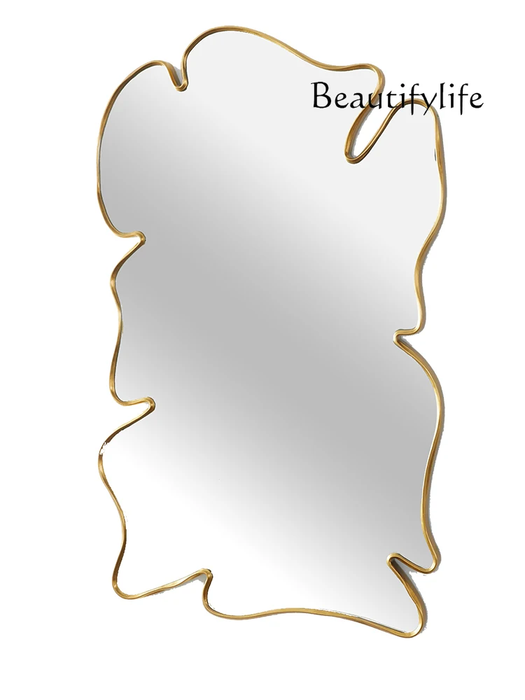 Nordic Gold Carved Dressing Body Modern Light Luxury Floor Mirror Hallway Mirror High-Grade Light Luxury
Nordic Gold Carved Dressing Body Modern Light Luxury Floor Mirror Hallway Mirror High-Grade Light Luxury