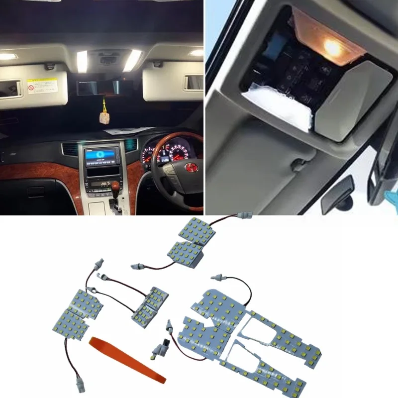 6000K LED Car Interior Reading Lights Case for Toyota Alphard Vellfire 30# Series 2015-2021 10 pcs/set
6000K LED Car Interior Reading Lights Case for Toyota Alphard Vellfire 30# Series 2015-2021 10 pcs/set
