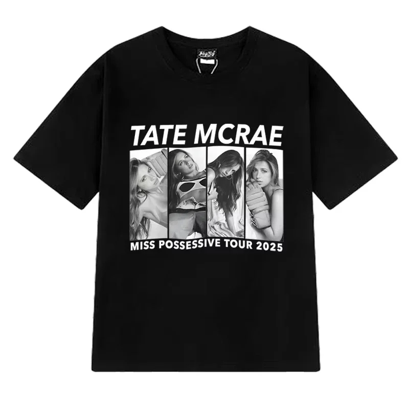 Tate McRae printed T-shirt summer new men's women's retro breathable unisex style 100% cotton T-shirt loose o-neck short sleeve
Tate McRae printed T-shirt summer new men's women's retro breathable unisex style 100% cotton T-shirt loose o-neck short sleeve