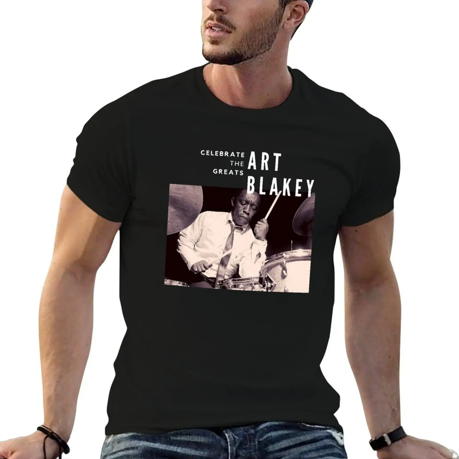 Art Blakey: Great Jazz Drummer/ Musician T-Shirt anime t shirts for man mens graphic t shirts T-Shirt
Art Blakey: Great Jazz Drummer/ Musician T-Shirt anime t shirts for man mens graphic t shirts T-Shirt