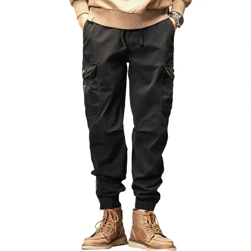 Men Pants Men's Drawstring Cargo Pants with Elastic Waist Multiple Pockets for Streetwear Casual Daily Wear Loose Fit
Men Pants Men's Drawstring Cargo Pants with Elastic Waist Multiple Pockets for Streetwear Casual Daily Wear Loose Fit