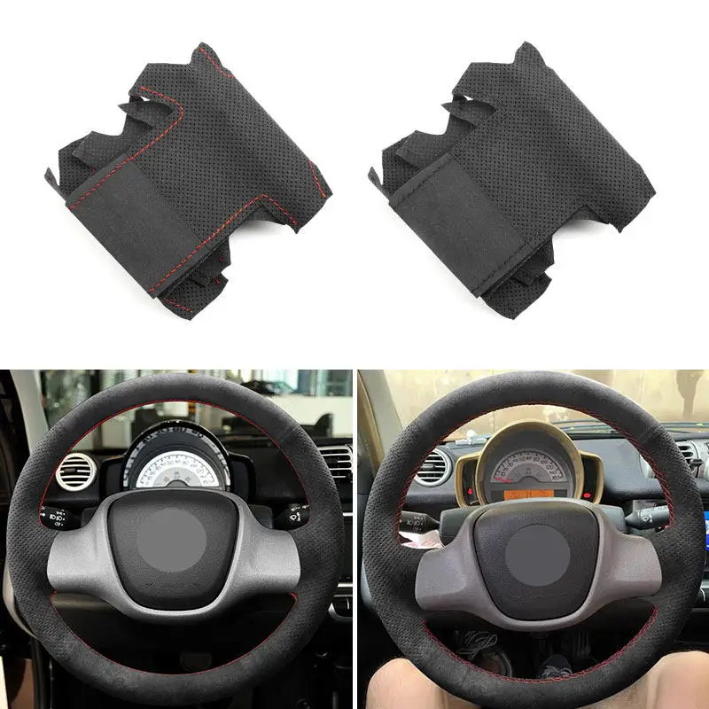 For Smart Fortwo 451 2009 2010 2011 2012 2013 2014 2015 Car Interior Accessories Steering Wheel 1.2mm Suede Leather Cover Trim
For Smart Fortwo 451 2009 2010 2011 2012 2013 2014 2015 Car Interior Accessories Steering Wheel 1.2mm Suede Leather Cover Trim