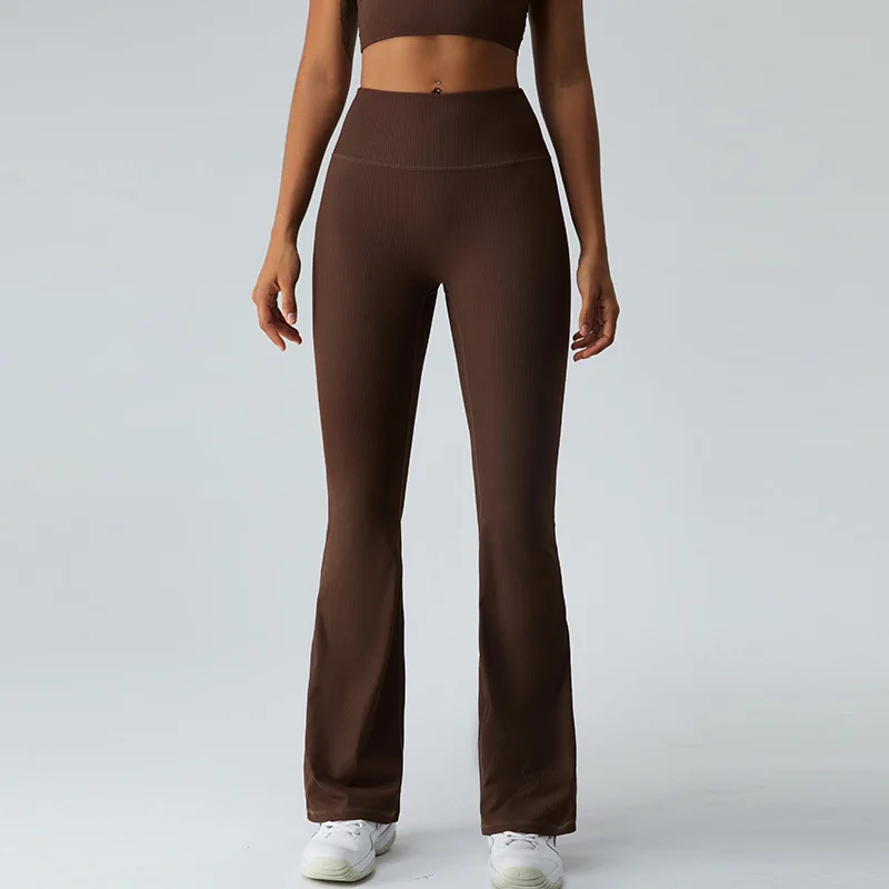 YJ-New Thread High Waist Yoga Bell-Bottom Pants Female NoneTLine Belly Contracting Quick-Drying Sports Running Fitness Pants
YJ-New Thread High Waist Yoga Bell-Bottom Pants Female NoneTLine Belly Contracting Quick-Drying Sports Running Fitness Pants