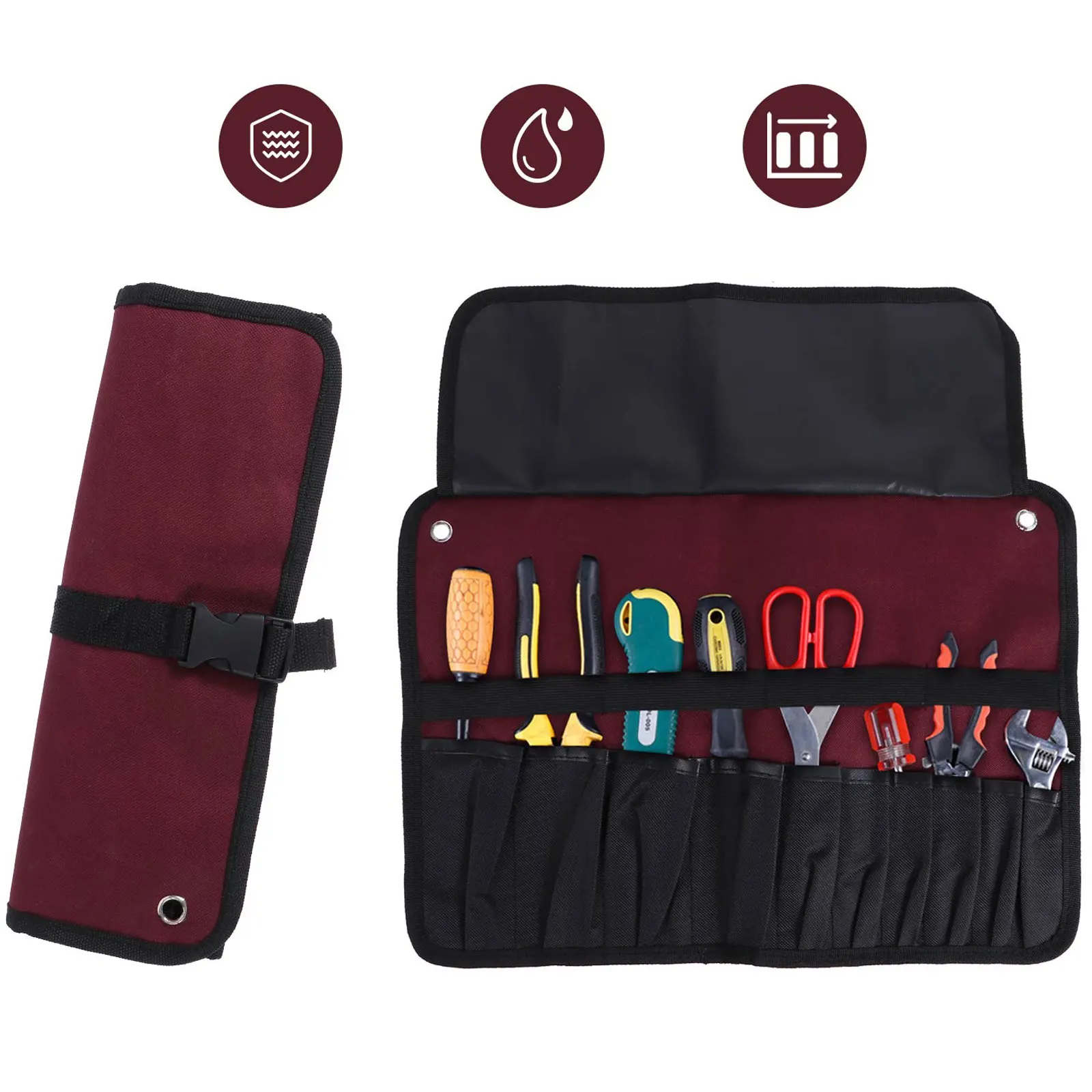 Oxford Cloth Tool Bag Compact Lightweight Portable Wrench ganizer Storage Multiple Pockets Craft DIY Work Accessories Easy Carry
Oxford Cloth Tool Bag Compact Lightweight Portable Wrench ganizer Storage Multiple Pockets Craft DIY Work Accessories Easy Carry